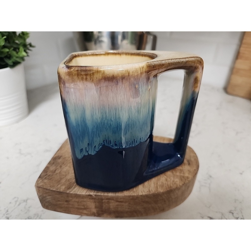 Rodolfo Padilla Cobalt Blue Drip Glaze 10 oz Stoneware Coffee Mug Replacement